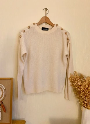 Pull crème laine et cachemire The Kooples T1, marke: The Kooples, zustand: Sehr gut, größe: S / 36 / 8, 70,00 €, 74,20 € inklusive Vinted-Käuferschutz