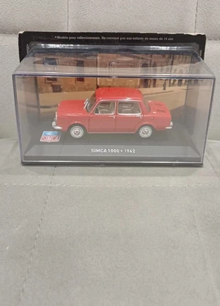 Simca 1000 – 1962 – 1/43 – Rouge – Avec boîte d’origine, marke: SIMCA, zustand: Sehr gut, größe: Frühchen, bis 44, 20,00 €, 21,70 € inklusive Vinted-Käuferschutz