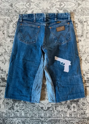 Jort baggy large brodé gangster USA handmade streetwear hip-hop y2k skater taille 28US, merk: JNCO, staat: Heel goed, maat: W28 | FR 38, € 40,00, € 42,70 inclusief Kopersbescherming Pro