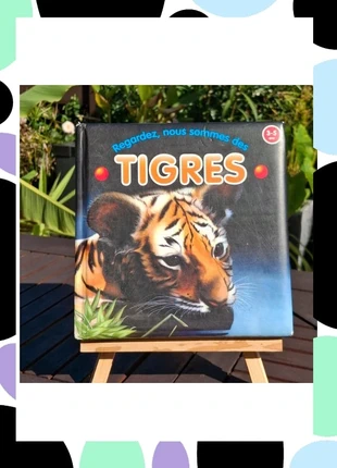 Livre cartonné Regardez nous sommes les tigres, staat: Goed, € 3,00, € 3,85 inclusief Kopersbescherming