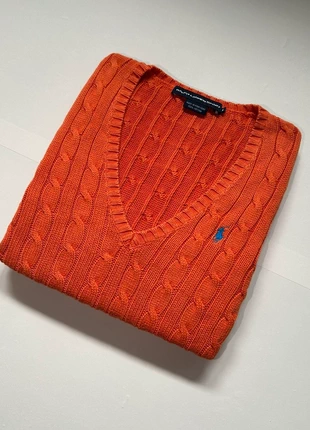 pull à col V ralph lauren torsadée - sweat à col V polo ralph lauren sport torsadée femme - taille M, brand: Ralph Lauren, condition: Very good, size: M / 38 / 10, €34.90, €37.35 includes Buyer Protection