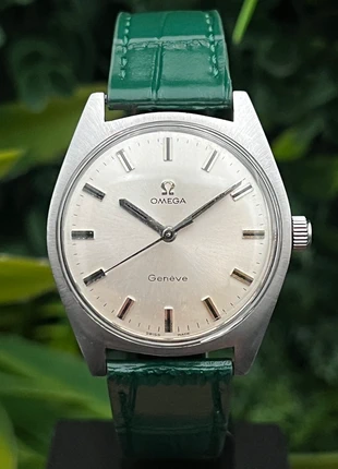 Omega Geneve 135.041 (est 1969), merk: Omega, staat: Heel goed, maat: 30–38 mm, € 750,00, € 765,00 inclusief Kopersbescherming Pro
