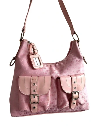 Sac à Main Rampage Vintage Tissu Monogramme Rose & Effet Cuir Y2K 2000, merk: Vintage Dressing, staat: Goed, € 34,99, € 37,44 inclusief Kopersbescherming Pro