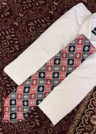 Cravate unisexe à losange noirs et rouges vintage, marca: Vintage Dressing, estado: Muito bom, €4.50, €5.43 inclui Proteção do Comprador