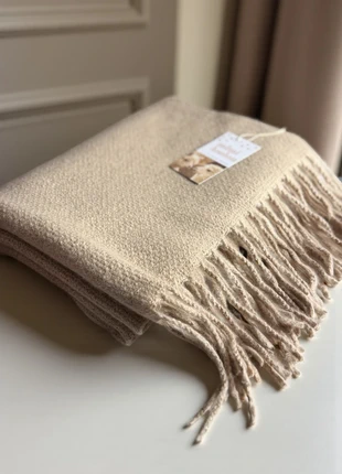 Grande écharpe beige avec cachemire, mixte homme femme – ultra douce, chaude, marke: Mimi Loulou Cachemire, zustand: Neu, 28,00 €, 30,10 € beinhaltet Vinted-Käuferschutz Pro