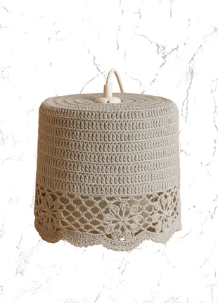 Suspension en crochet fait main style bohème vintage, marque: Fait Main, état: Très bon état, 30,00 €, 32,20 € Protection acheteurs (Pro) incluse