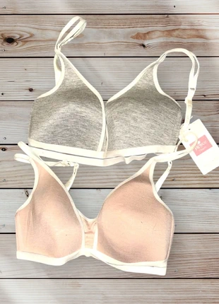 Royce Posie Comfort 2 Pack T-Shirt Bras, Blush and Grey, brand: Royce Lingerie, condition: New with tags, size: 65C, €10.00, €11.20 includes Buyer Protection