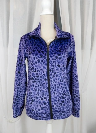 Veste Esmara – T.XS 34 – Velours imprimé léopard violet, marque: Esmara, état: Très bon état, taille: XS / 34 / 6, 5,00 €, 5,95 € Protection acheteurs incluse