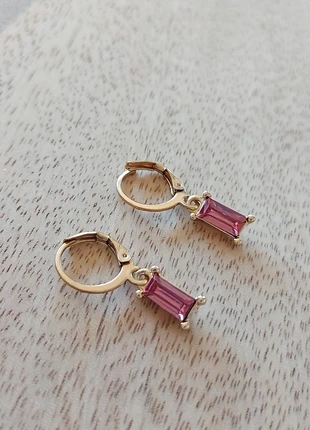 Oorringen met lichtroze steentjes, marque: sistar, état: Neuf avec étiquette, 4,95 €, 5,90 € Protection acheteurs incluse