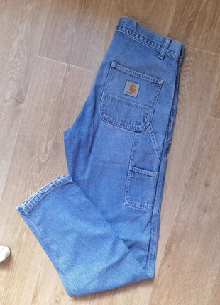 Pantalon jeans carhartt cargo bleu, marque: Carhartt, état: Très bon état, taille: S / 36 / 8, 40,00 €, 42,70 € Protection acheteurs incluse