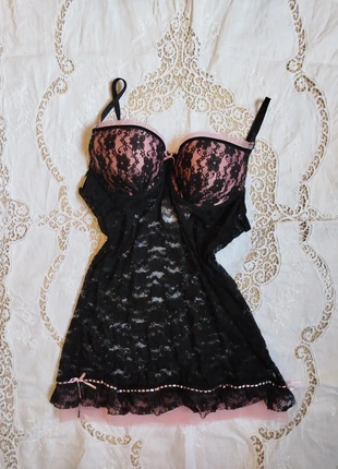 coquette y2k lingerie lace top, marque: COQUETTE, état: Très bon état, taille: S / 36 / 8, 8,00 €, 9,10 € Protection acheteurs incluse