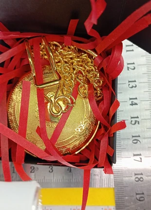 Montre à gousset avec la boîte, merk: Broche.fr, staat: Heel goed, maat: 47 mm & groter, € 5,00, € 5,95 inclusief Kopersbescherming Pro