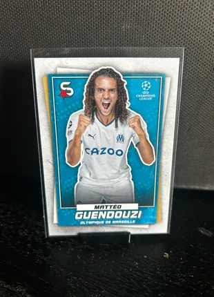 2022-23 Topps Superstars Matteo Guendouzi Olympique de Marseille, merk: Topps, staat: Heel goed, € 1,00, € 1,75 inclusief Kopersbescherming