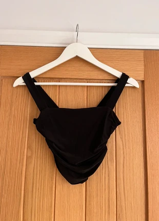 Elegant Black Ruched Sleeveless Top, brand: Boohoo, condition: Very good, size: XS / UK 4-6, £2.00, £2.80 includes Buyer Protection