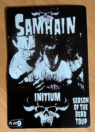 Samhain Initium Season of the Dead Tour Metal Poster Wall Plaque Glenn Danzig, condition: Good, £7.00, £8.05 includes Buyer Protection