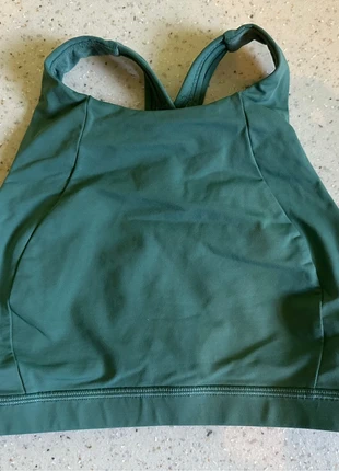 Lululemon Energy Bra High Rise US6 75B 36 Sportsbra Salbei Seegrün, merk: Lululemon, staat: Heel goed, maat: S, € 30,00, € 32,20 inclusief Kopersbescherming