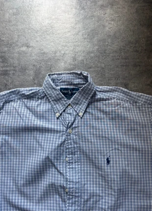 Chemise bleu à rayures Polo Ralph Lauren taille M logo bleu, marca: Polo Ralph Lauren, estado: Muy bueno, tamaño: M, 28,00 €, 30,10 € Protección al comprador incluida