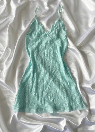 Mini robe vintage nuisette en dentelle transparente y2k, brand: Top Vintage, condition: Very good, size: XS / 34 / 6, €24.50, €26.43 includes Buyer Protection Pro