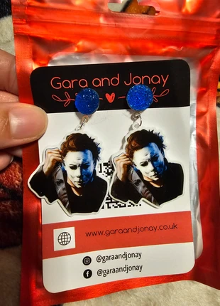 Halloween earrings Michael Myers, condition: New with tags, £4.00, £4.90 includes Buyer Protection