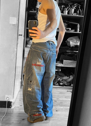 Big rare Baggy suprême brodé jeans large vintage style pant de skate jambes larges y2k broek, marque: Dada Supreme, état: Bon état, taille: M, 68,00 €, 72,10 € Protection acheteurs (Pro) incluse