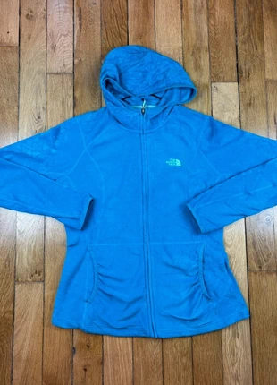 Veste polaire The North Face bleue clair à capuche vintage avec logo brodé blanc, taille L femme, marque: The North Face, état: Très bon état, taille: L / 40 / 12, 18,00 €, 19,60 € Protection acheteurs incluse