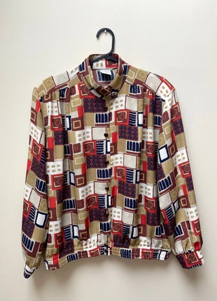 80s vintage bomber blouse oversized 18 20, brand: Vintage Dressing, condition: Very good, size: XXXL / 18, £15.00, £16.45 includes Buyer Protection