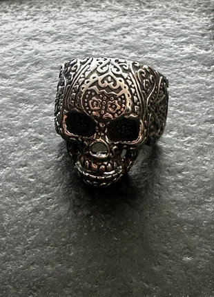 Bague homme crâne acier taille 10us (62fr), merk: ZAG, staat: Nieuw met prijskaartje, maat: 62.2 mm / 19.8 mm Ø, € 15,00, € 16,45 inclusief Kopersbescherming