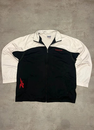 Jacket Reebok Black/White Vintage Zip 90's Retro Sportswear, marque: Reebok, état: Très bon état, taille: L, 24,99 €, 26,94 € Protection acheteurs incluse