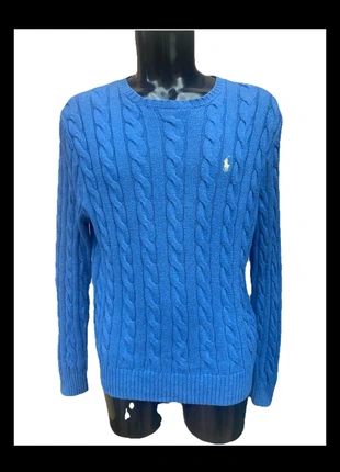 Polo Ralph Lauren Pullover Uomo Trecce Blu Intecciato Cotone Collec.2025 Tg.M, marque: Ralph Lauren, état: Très bon état, taille: M, 39,00 €, 41,65 € Protection acheteurs incluse