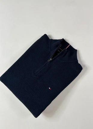 Pull Tommy Hilfiger half zip bleu marine / 1/4 zip Tommy Hilfiger bleu marine, marke: Tommy Hilfiger, zustand: Sehr gut, größe: XXL, 20,30 €, 22,02 € beinhaltet Vinted-Käuferschutz Pro