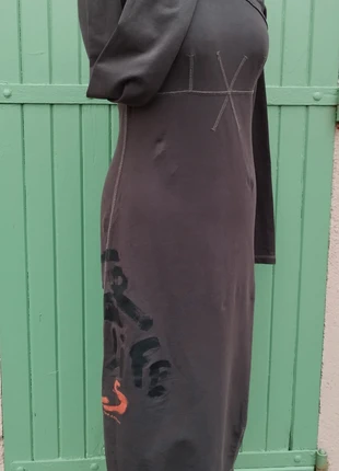 Authentique robe longue Cop Copine Y2K avec inscriptions tags, brand: Cop Copine, condition: Very good, size: XS / 34 / 6, €28.00, €30.10 includes Buyer Protection