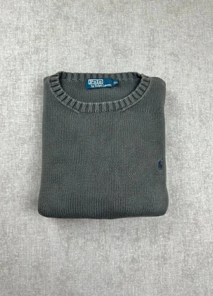 Pull Ralph Lauren à col rond | Taille XXL homme | gris foncés logo bleu marine, marca: Ralph Lauren, estado: Muy bueno, tamaño: XXL, 40,00 €, 42,70 € Protección al comprador Pro incluida