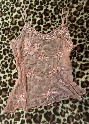 Pink embellished cami, brand: passport, condition: Very good, size: L / 12, £20.00, £21.70 includes Buyer Protection