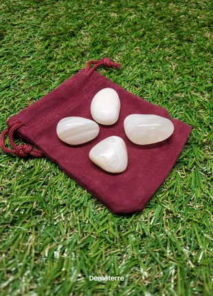 Pierre roulée Agate Bandée Blanche - 1pc, brand: Naturel, condizioni: Nuovo senza cartellino, €2.50, €3.33 include la Protezione acquisti Pro