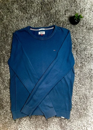 Sweat Bleu Tommy Hilfiger, brand: Tommy Hilfiger, condizioni: Buone, taglia: L, €3.00, €3.85 include la Protezione acquisti