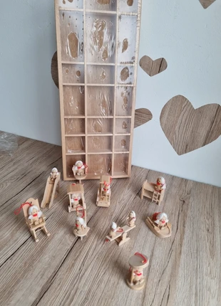 10 Mooie Zeldzame Vintage Verzamel Houten Poppetjes Kerstboom hangers + Letterbak, marque: YULETOTS - HOUTEN POPPETJES - KERSTBOOM - VINTAGE , état: Neuf sans étiquette, taille: Taille unique, 27,95 €, 30,05 € Protection acheteurs incluse