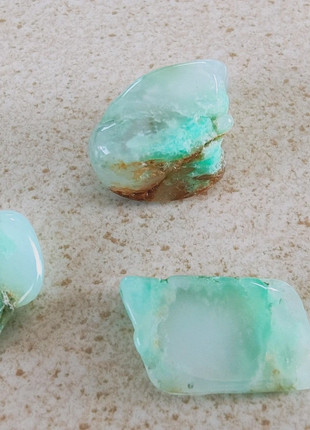 3 belles chrysoprases, estado: Novo com etiquetas, €9.00, €10.15 inclui Proteção do Comprador