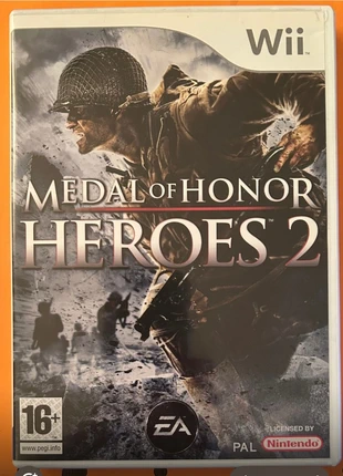 Nintendo Wii Medal of Honor Heroes 2, staat: Heel goed, € 3,00, € 3,85 inclusief Kopersbescherming