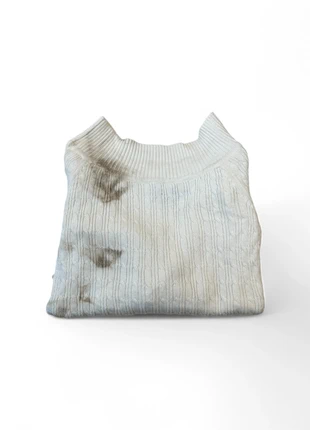 Pull Torsadé Blanc Femme Tommy Hilfiger - Taille L - État Satisfaisant, brand: Tommy Hilfiger, condition: Satisfactory, size: L / 40 / 12, €5.00, €5.95 includes Buyer Protection Pro