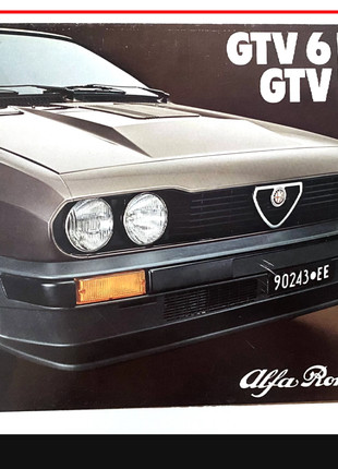 Alfa Romeo GTV folder - 1980, merk: Alfa Romeo, staat: Heel goed, 10,00 €, 11,20 € inclusief Kopersbescherming