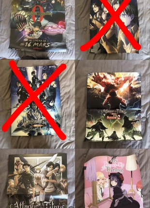 Lot de 8 posters d’anime, marque: Otaku, état: Très bon état, 7,00 €, 8,05 € Protection acheteurs incluse