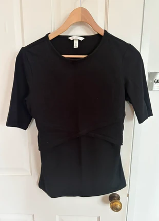 H&M Mama maternity breastfeeding T shirt medium, brand: H&M Mama, condition: Very good, size: M / 10, £3.45, £4.32 includes Buyer Protection