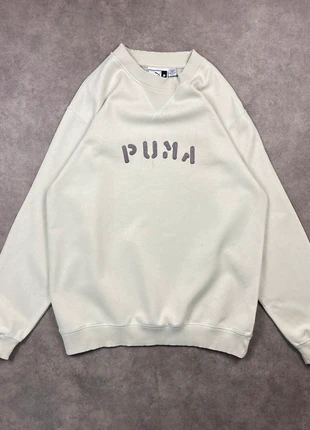 Sweat Puma Vintage Rétro Big Logo Brodé Crème Crewneck OldMoney 80's Y2K - Taille M Unisexe, marque: Puma, état: Très bon état, taille: M, 29,00 €, 31,15 € Protection acheteurs incluse