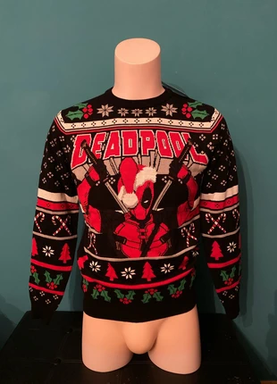 Maglione Natale dead pool, marke: Marvel, zustand: Neu, mit Etikett, größe: S / 36 / 8, 40,00 €, 42,70 € inklusive Vinted-Käuferschutz