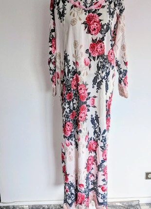 Robe de maison orientale fleurie• taille 36/38, état: Bon état, taille: M / 38 / 10, 3,00 €, 3,85 € Protection acheteurs incluse