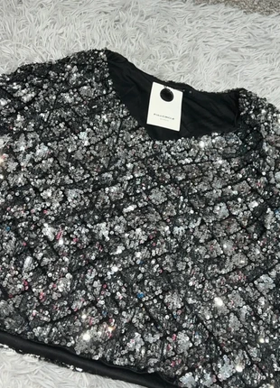 Black and silver sequin top size 14 from full circle, brand: Full Circle, condition: New with tags, size: XL / UK 20-22, £4.00, £4.90 includes Buyer Protection