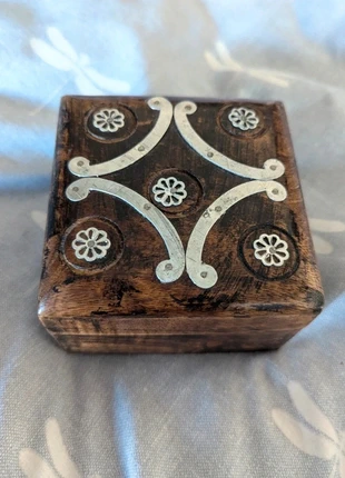 Handmade wooden jewellery box, condition: Good, £6.00, £7.00 includes Buyer Protection