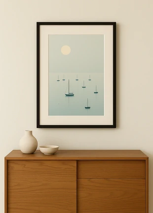 Lámina decorativa Original "Amanecer plateado", marca: Imagin-Arte, estado: Nuevo con etiquetas, 9,90 €, 11,10 € Protección al comprador incluida