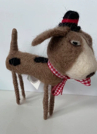 Rustic Felt Dog Decoration Adorable Home Accent Gift Idea, condition: New with tags, £7.50, £8.58 includes Buyer Protection