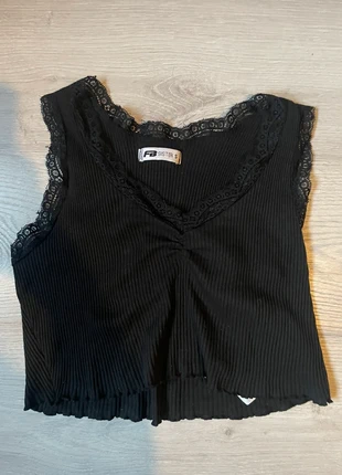 FB sister black crop top, brand: FB Sister, condition: Very good, size: S / 36 / 8, €2.00, €2.80 includes Buyer Protection